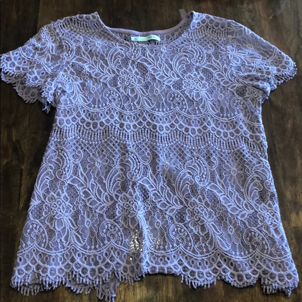 Maurice’s Lavender Lace Top